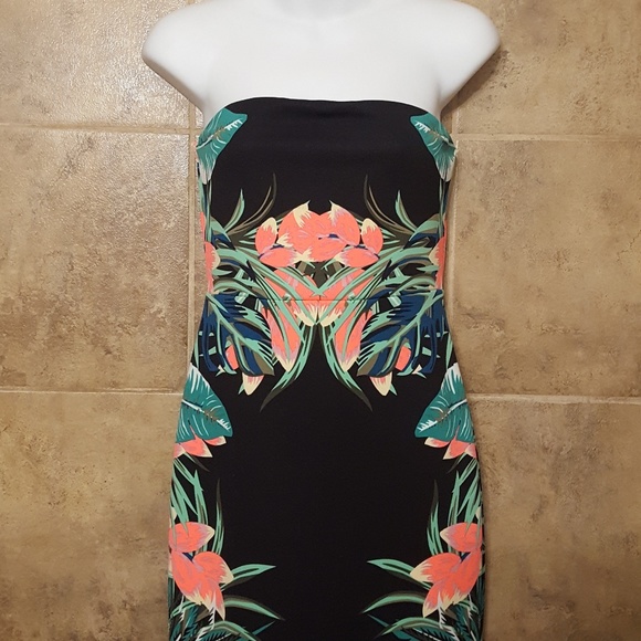 Express Floral Dress 4 - Picture 4 of 6